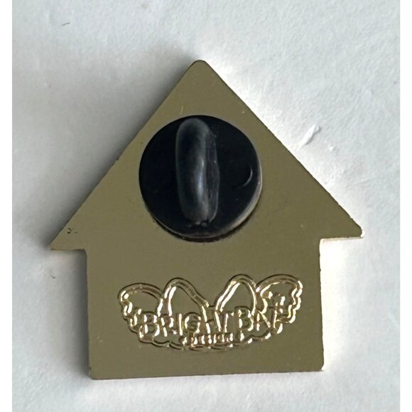 Bright Bat Design Pin Haunted House Blind Enamel  Lapel Pin Frankenstein Hallowe - Picture 3 of 3